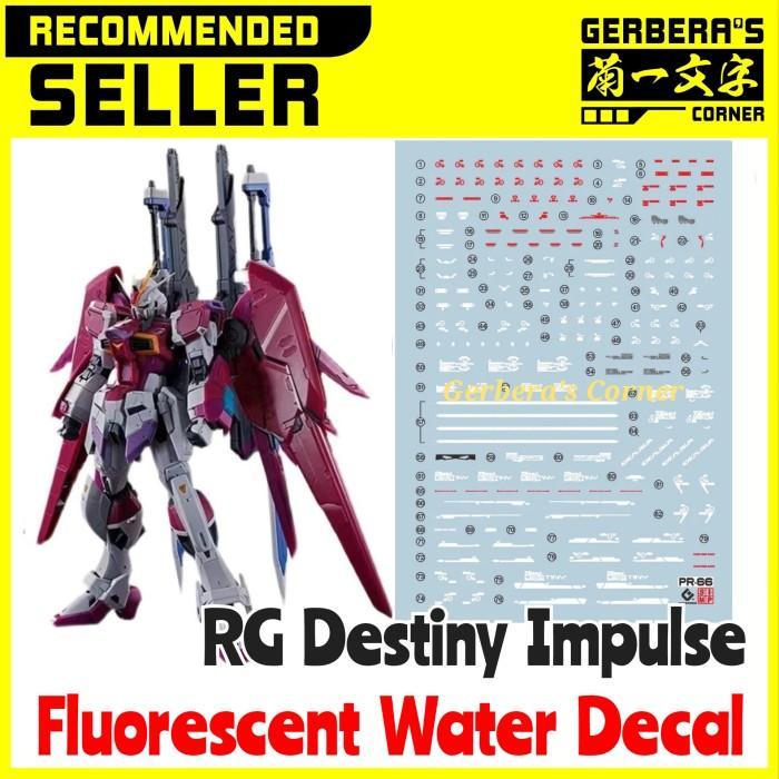 Fluorescent Water Decal Rg Destiny Impulse Evo Studio Terlaris