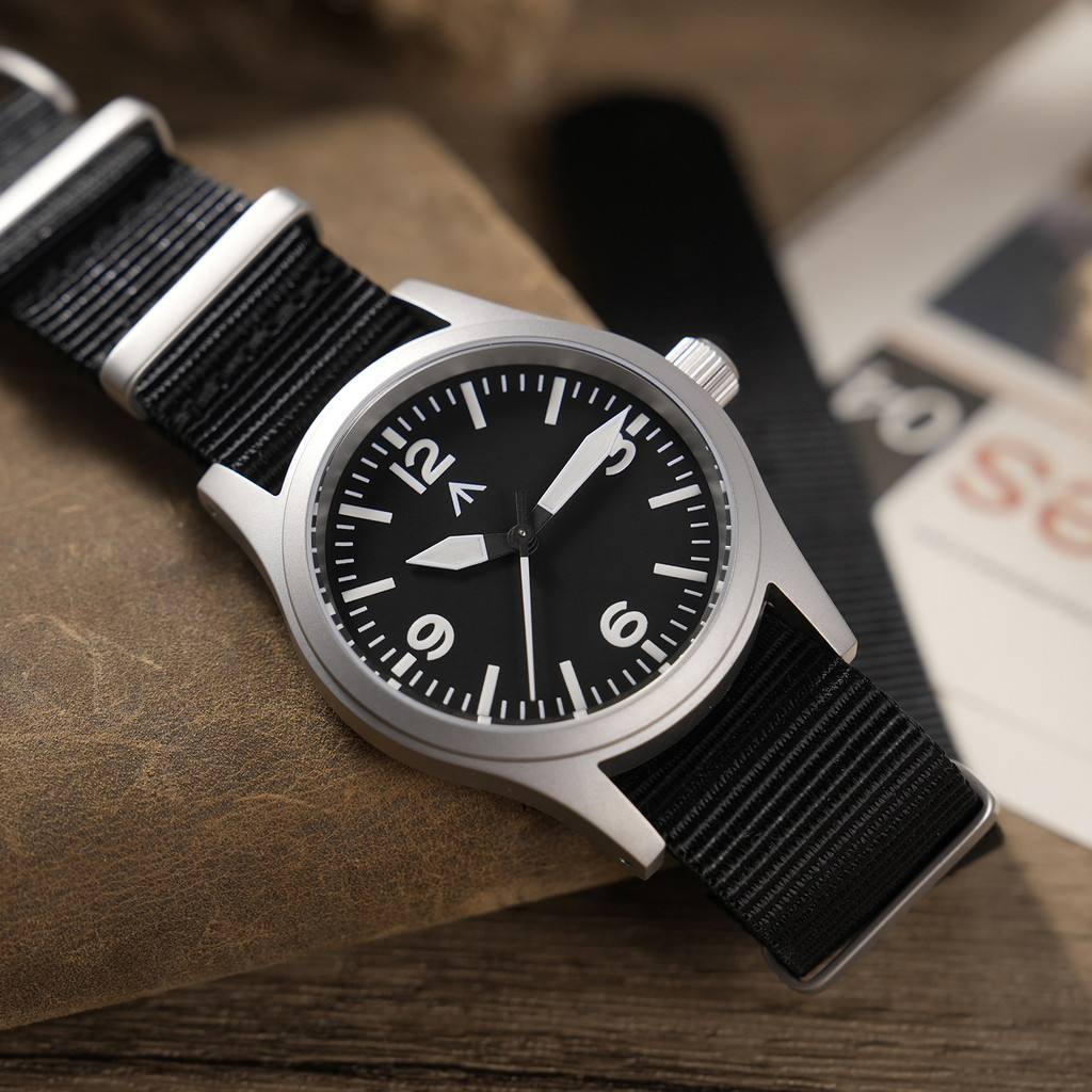 Militado New ML05 Watch VH31 Sweep Seconds Movement Dome Sapphire Crystal Watch High Transparency AR