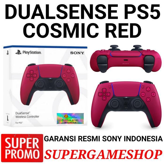 Stik Ps5 Dualsense Cosmic Red Ps5 Wireless Controller Original