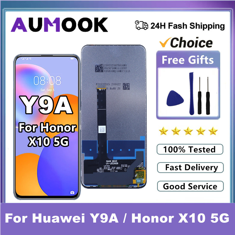 6.63'' Pantalla LCD For Huawei Y9A LCD Display Touch Screen Digitizer For Honor X10 5G LCD FRL-22