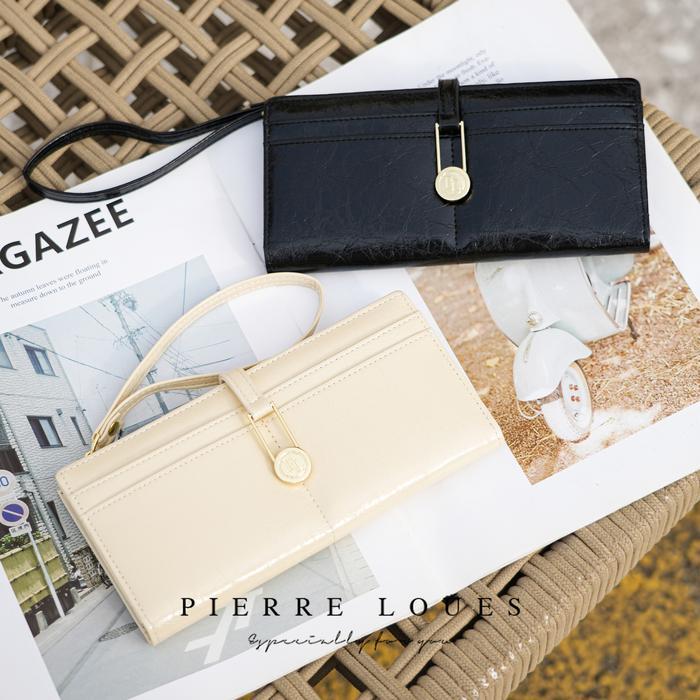 Dompet Panjang Wanita Kulit Microfiber Pierre Loues Lopika Wallet