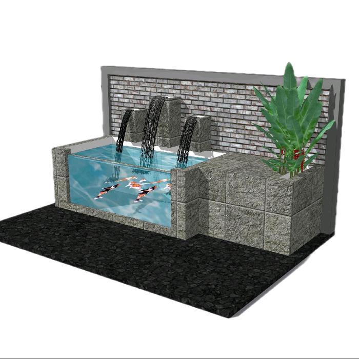 Digazsin_ Tukang Kolam Ikan Konsep Natural Garden Kolam Koi Desain Elegan & Alam Dengan