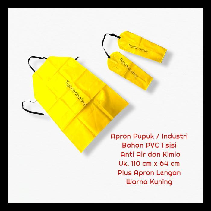APRON PUPUK DAN INDUSTRI PLUS APRON LENGAN ANTI AIR DAN ANTI KIMIA