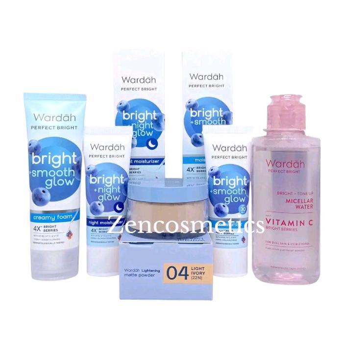 hvs (Baru) Skincare Wajah Glowing/WARDAH PERFECT BRIGHT SMOOTH GLOW/Perawatan Kulit Kusam [WTTZ0026]