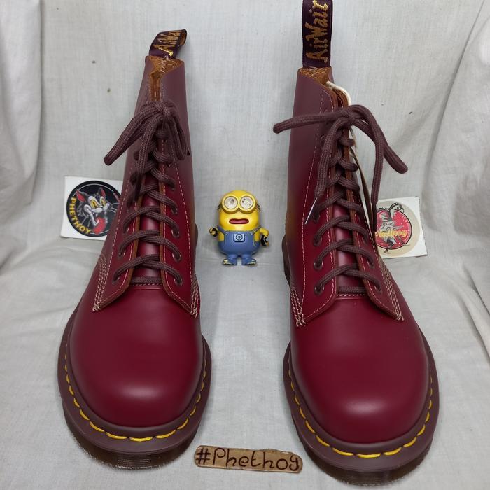 SEPATU BOOTS DR MARTENS 1460 VINTAGE OXBLOOD DOCMART ENGLAND ORINAL