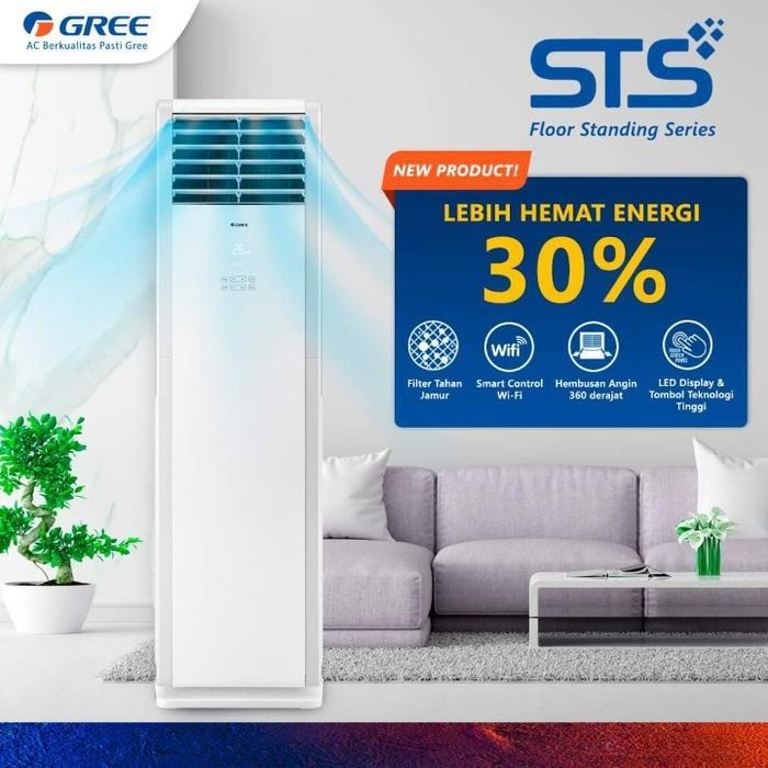 GREE AC STANDING FLOOR 3 PK SMART WIFI TOUCH SCREEN