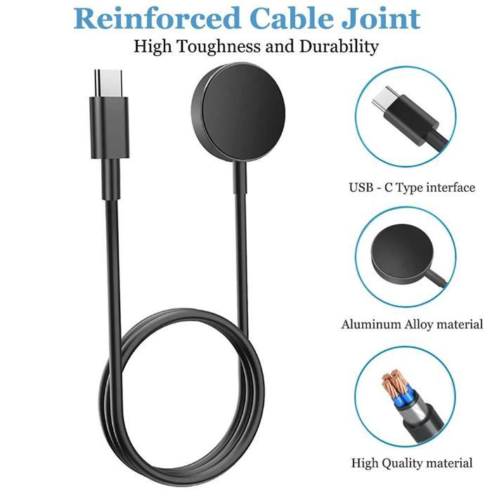 tknb- Hown Fast Charger Metal Base Plate For Samsung Galaxy Watch 8 7 6 5 Pro Classic Ultra