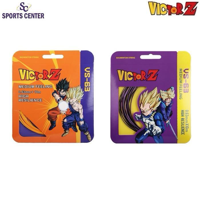 NEW LIMITED SENAR / STRING RAKET BADMINTON VICTOR DRAGON BALL VS-63 DBZ