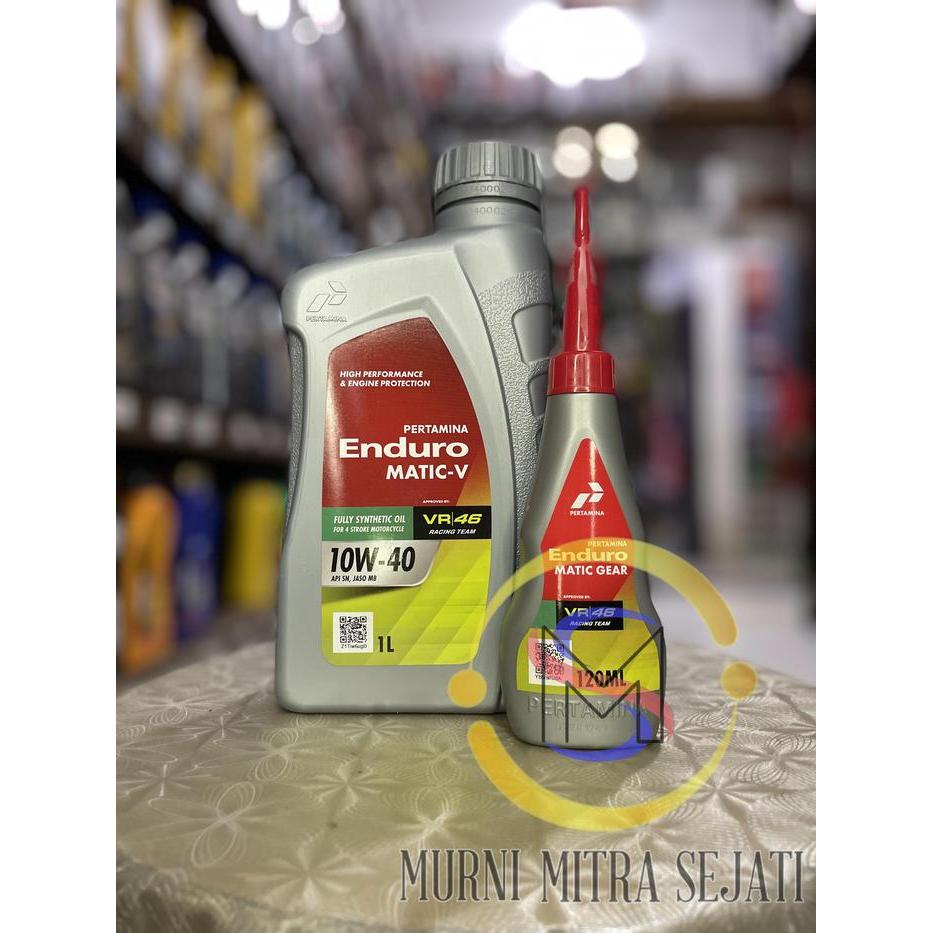 Pertamina Enduro Matic-V Oli Scooter SAE 10W-40 10W40 10 W 40 1 L