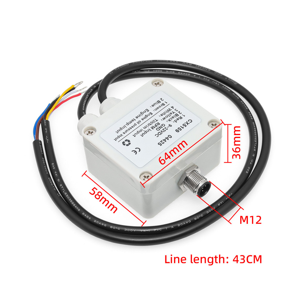 Nmea 2000 Converter Engine Signal Acquisition To Nmea 2000 For Marine Boat Yacht Tool Oil Press
