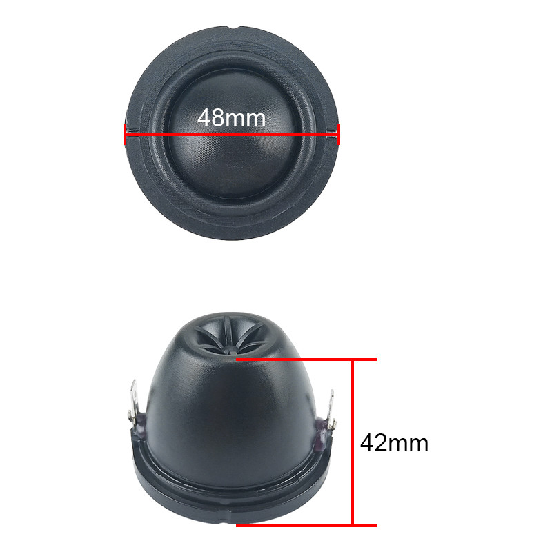 Ghxamp 48Mm Treble Speaker 4Ohm 30W 28Core Silk Dome Tweeter 92Db For Hifi Bookself Audio Hd 5.1