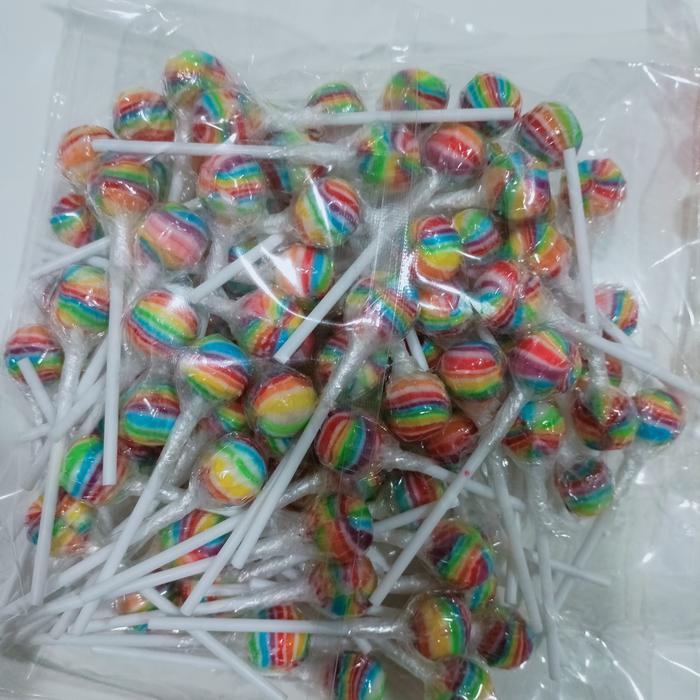 Permen Lolipop Mini/Permen Lolipop Murah/1 Pack Lolipop Isi 100Pcs Tbk