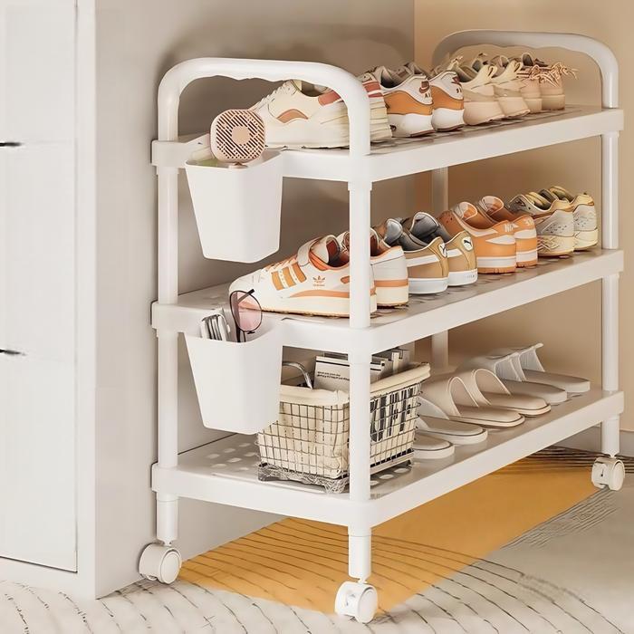 Ikea Home - Minimalisbox Lemari Sepatu Plastik 5 Susun Minimalis Portable Organizer Kamar Mandi