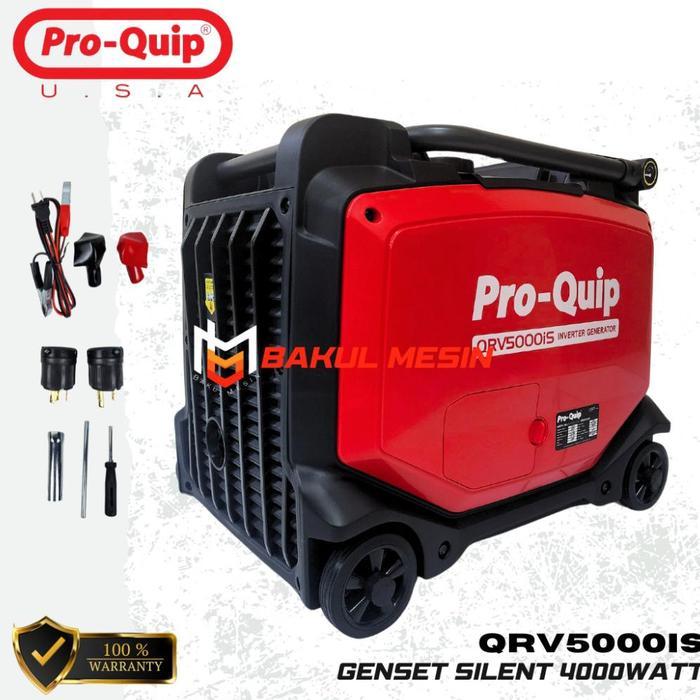 PROQUIP Silent inverter Generator Genset Bensin Silent 4000 Watt QRV5000iS QRV 5000