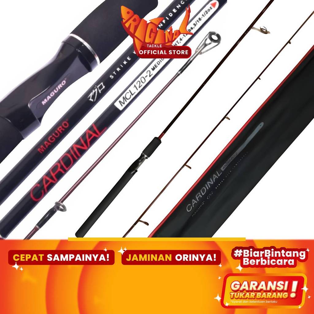 Joran Pancing Spinning Maguro Cardinal FUJI Carbon 180cm 120cm 150cm 165cm 135cm