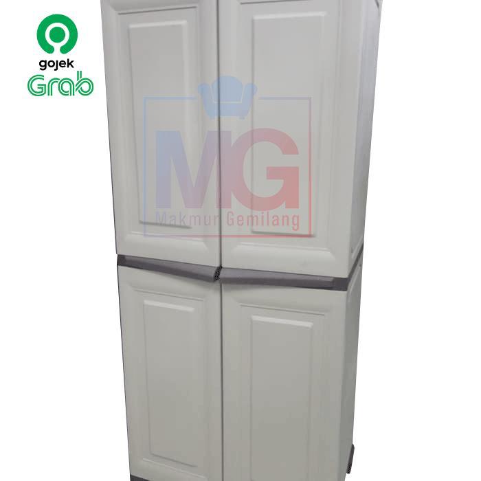 Mo Lemari Pakaian Plastik Gantung 2 Pintu Olymplast