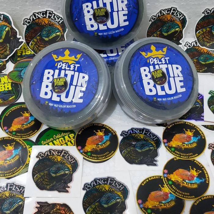 SALE Pelet Premium Blue Booster Pigmen Blue (Butir Blue Pigmen) Bangfish Termurah
