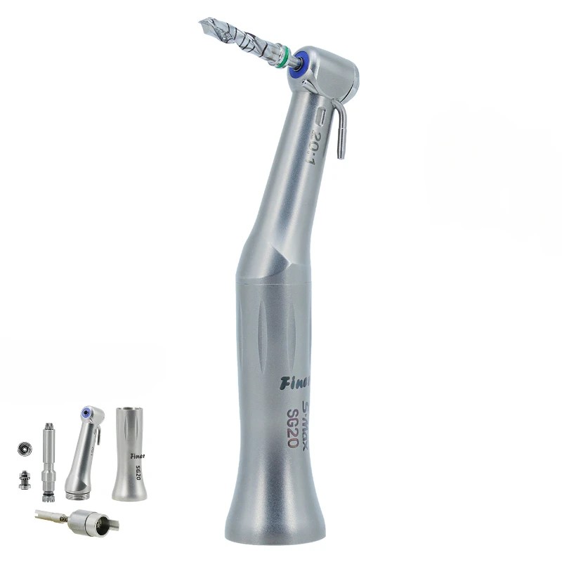 Dental Implant Contra Angulo 20:1 Reduction Implant Surgery Contra Angle Handpiece Compatible With