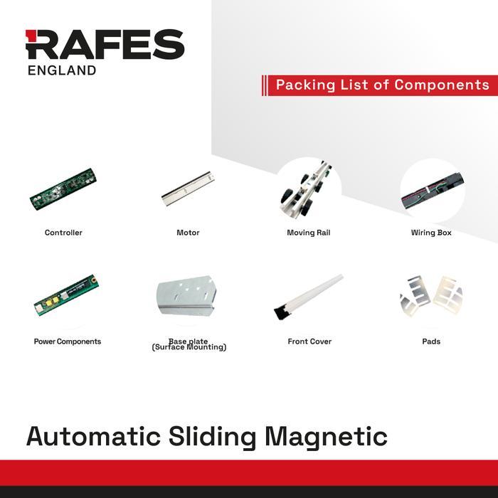 Automatic Sliding Door Magnetic RAFES ENGLAND Rel Otomatis Pintu Geser Single Door Double Door