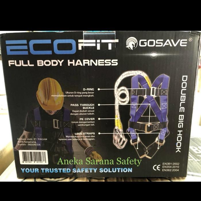 Full Body Harness Double Hook Gosave Ecofit