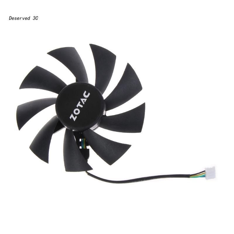 R9CB 4Pin 12V GPU Graphics Card Cooling Fan VGA Cooler for Zotac RTX2060 2060 SUPER Destroyer HA/HB 