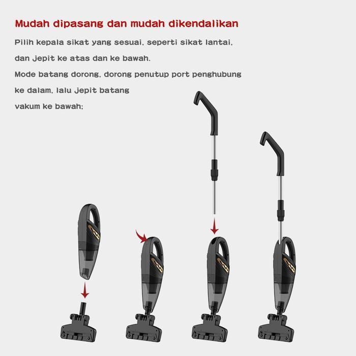 Han River HRXCQ01 Vacuum Cleaner Portable 5 in 1