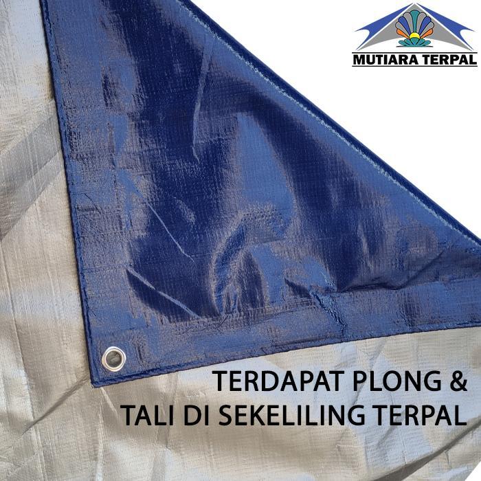 Terpal A15 Biru Silver Ukuran 6x8