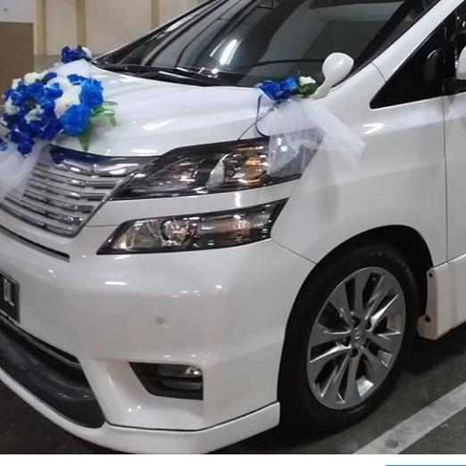 Buket Bunga Mobil Pengantin, Bunga Palsu, Untuk Hias Mobil Pengantin Original