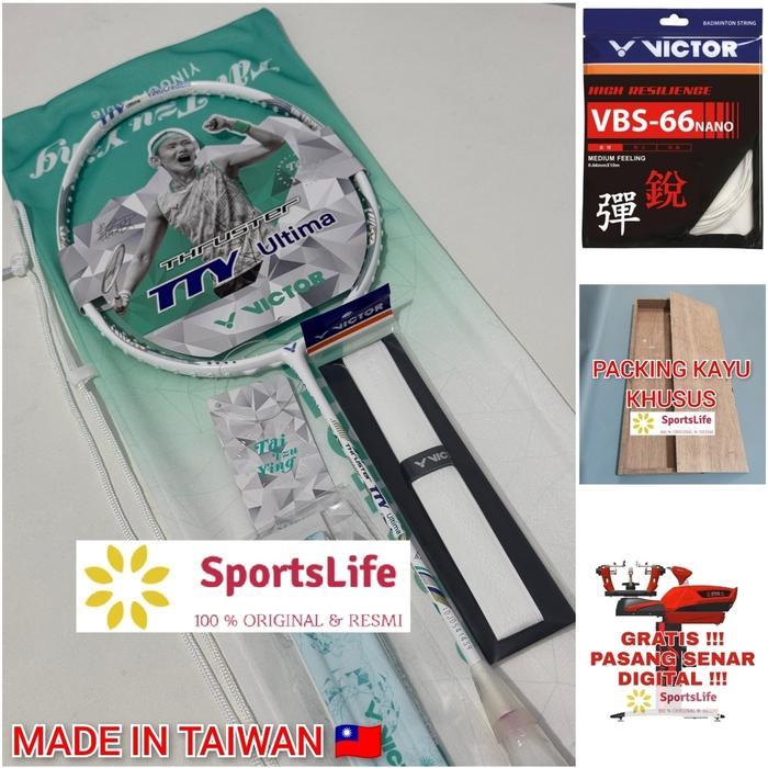 RAKET BADMINTON VICTOR THRUSTER TTY ULTIMA ORIGINAL MADE IN TAIWAN