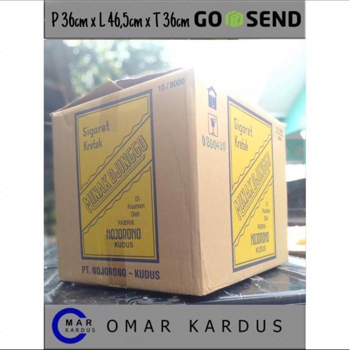 Kardus bekas rokok minakjinggo (HANYA MENJUAL KARDUS BUKAN ISINYA)