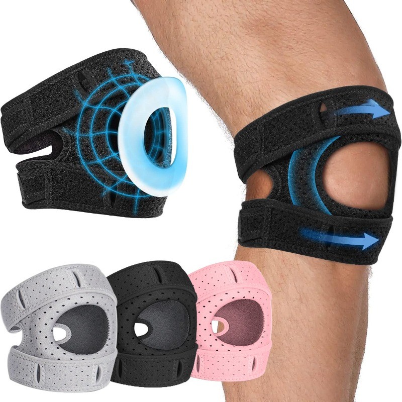 Patella Knee Brace Adjustable Open Patella Protector Support Band Comfortable Patella Knee Wrap