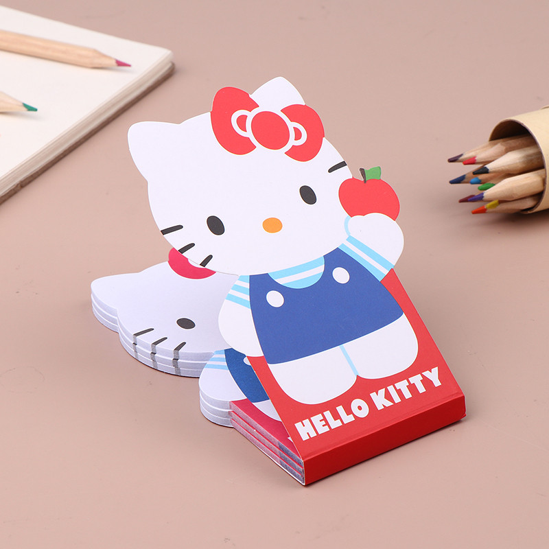 Hello Kitty Sticky Notes Pad Sanrio Stationery Tab Memo Message Paper School Supplies Gift