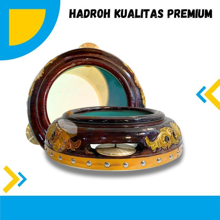 Promo rebana hadroh kulitas super ukir model jepara kencer kuningan Banjari Rebana model Jepara
