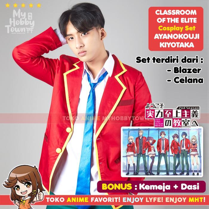 Khusus Gosend Kostum Cosplay Anime Classroom Of The Elite Ayanokouji Kiyotaka