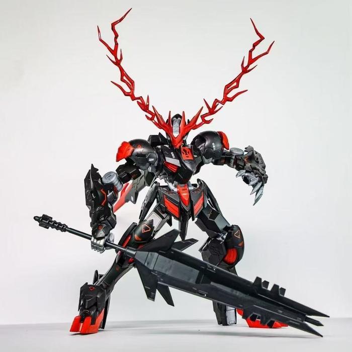BARBATOS FM LUPUS REX NORMAL VER. BLACK WHITE 1/100 MAX RE MODEL KIT MOKIT KODE 26