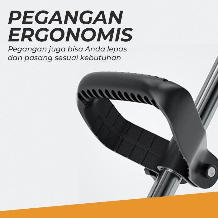 Mesin Potong / Pemotong / Pangkas Rumput Padi Jagung Ranting Taman Elektrik Portable Baterai