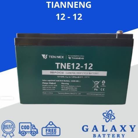 Aki Panel Solar / Solar Cell / Panel Surya 12V 12Ah Tianneng Vrla