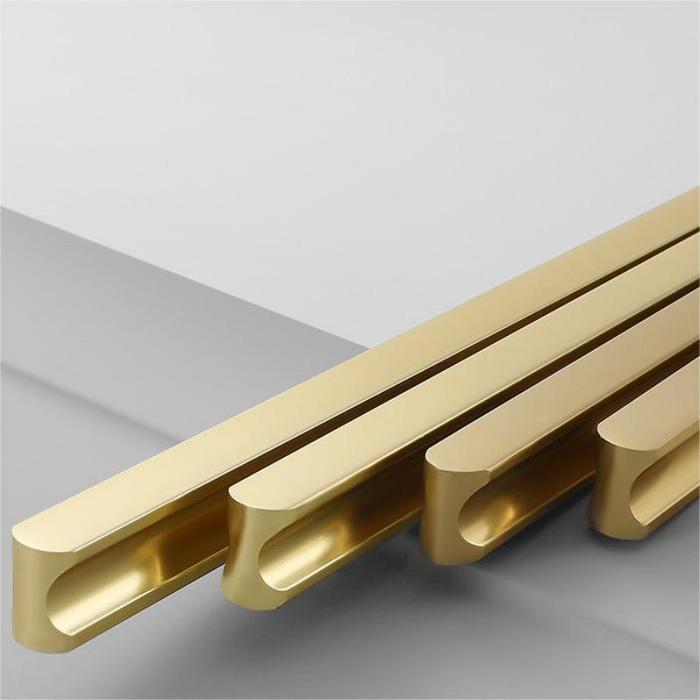 100Cm Handle Furniture Panjang Lemari Kabinet Ikan Lemari Gold