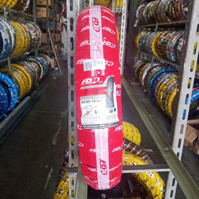 Ban Depan FDR 80/90-14 Flemmo Tubeless, Ban Motor Matic Beat Vario