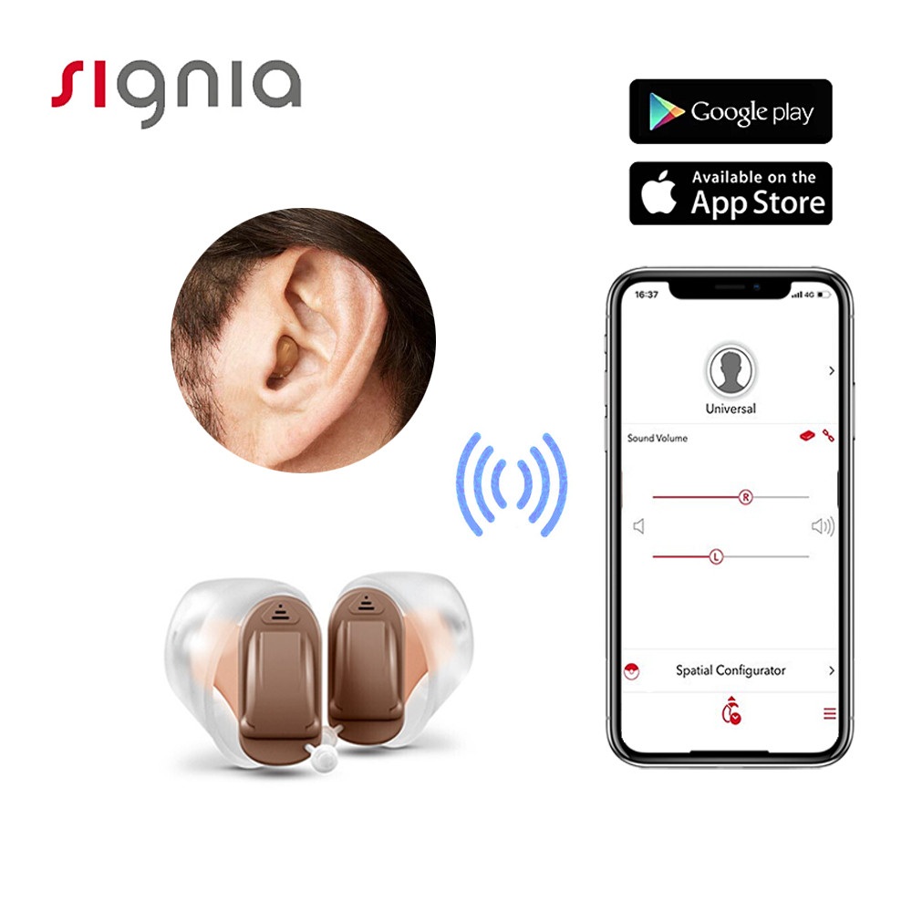 SIEMENS Signia Invisible Hearing Aid 8 Channel Programmable Digital