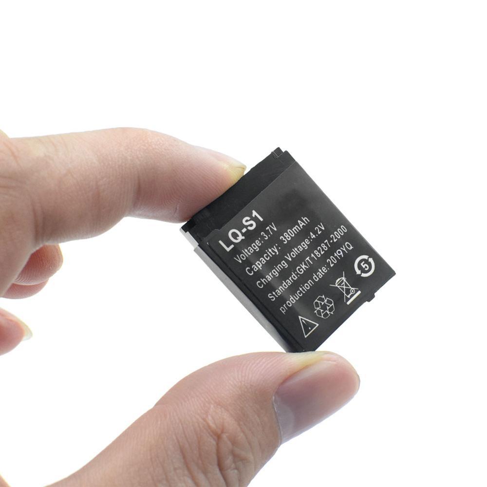 1/2/3/4PCS Durable Smart Watch Battery LQ-S1 3.7V 380mAh lithium Rechargeable LQ S1 Battery For Smar