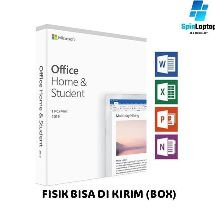 Software Microsoft Office Home Student 2019 Permanent License ( BOX )