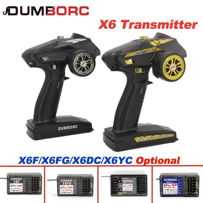 Dumborc X6 6Ch 2.4G Radio System Transmitter With X6F/X6Fg/X6Dc/X