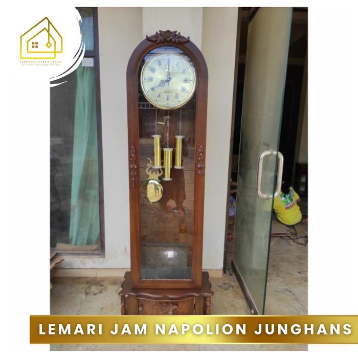 Lemari Jam Napolion Junghans Mesin Seiko Ori Musik Minimalis (Almari)