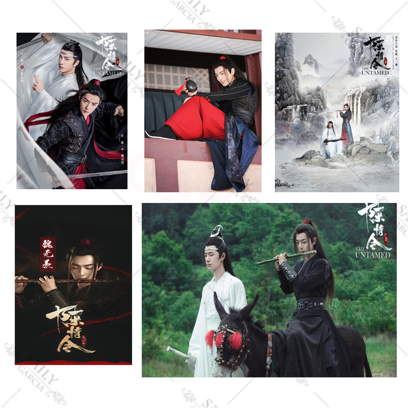 Sean Xiao Custom The Untamed Canvas Painting Modern Tv Show Poster Mo Dao Zu Shi Home Decoration Wal