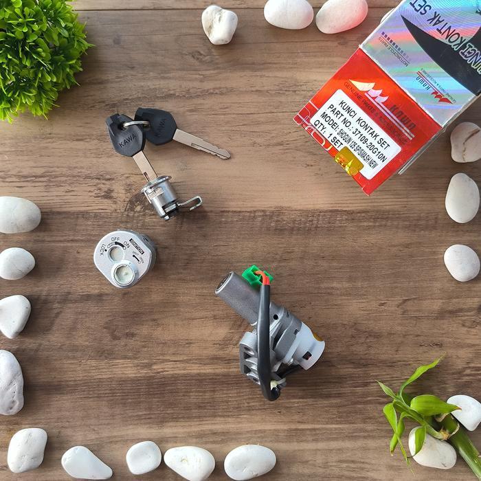 KUNCI KONTAK SET+KUNCI JOK SMASH 110 SMASH NEW SMASH R NEW SHOGUN 125