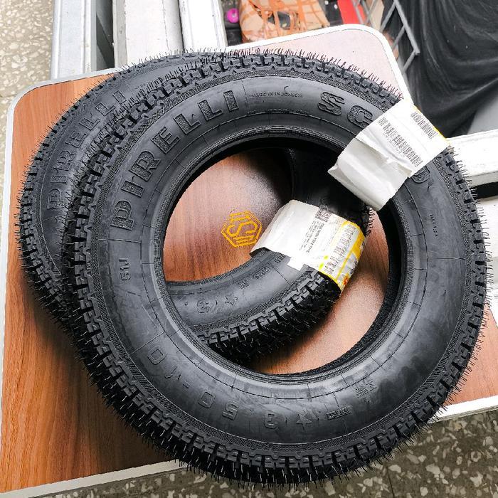 Ban Pirelli Sc 30 Ring 10 Vespa Excel Exclusive Px Sprint New Px 3.50-10 Original