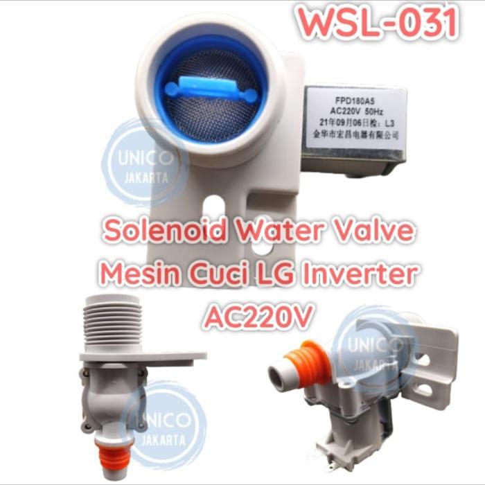Selenoid water valve mesin cuci LG Inverter AC 220V