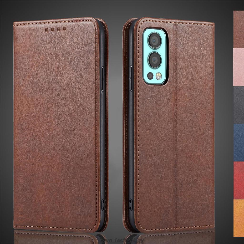 Magnetic attraction Leather Case for Oneplus Nord 2 5G / 1+Nord2 5G Holster Flip Cover Case Wallet