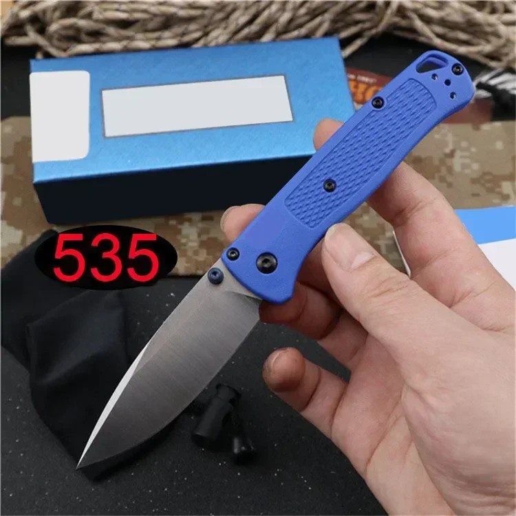 BM 535 Mini Bugout EDC Munual Folding Pocket Knife Survival Tactical Knife for Men Outdoor Hunting